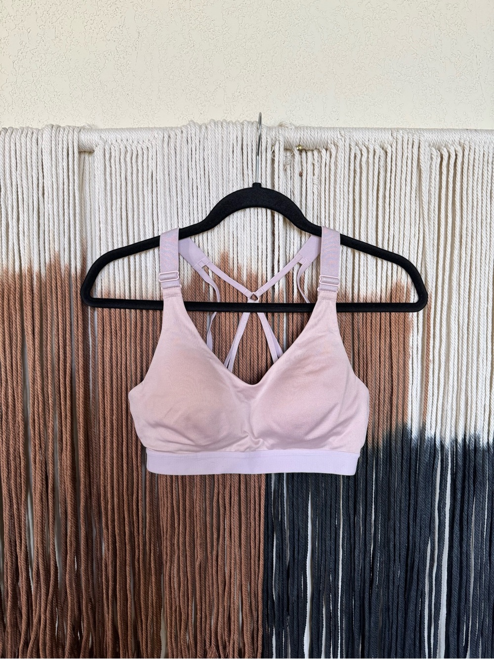 Pastel pink Calia by Carrie Underwood sports bra; excellent condition